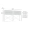 Sauder 14.06 in D X 38.5 in H, 66.14 in W X Engineered Wood, Metal, Glass 427852 - alternate 3